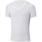 クーリング Vネックハーフスリーブ Cooling V-Neck Half Sleeves(MENS) 3F08112 (W)ホワイト Mサイズ [コンディショニングウェア 半袖シャツ メンズ]