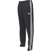 BWC97 [フィットネス メンズ M ESSENTIALS 3ストライプス スウェットテーパードパンツ(裏起毛) BLK/WHT J2XO]