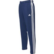 BWC97 [フィットネス メンズ M ESSENTIALS 3ストライプス スウェットテーパードパンツ(裏起毛) COLNVY/WHT J2XO]
