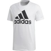 BVC61 [フィットネス メンズ M ESSENTIALS リニアロゴ 半袖Tシャツ WHT/BLK J/O]