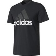 BVC61 [フィットネス メンズ M ESSENTIALS リニアロゴ 半袖Tシャツ BLK J/XS]