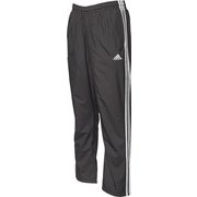FKJ80 [フィットネス メンズ M ESS 3ストライプス ウインドパンツ 裏起毛 BLK/WHT J/S]