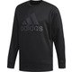FAO89 [フィットネス メンズ M ESSENTIALS ライトスウェット クルーネック メンズ BLK J2XO]
