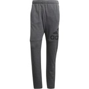 DSD07 [フィットネス メンズ M ESSENTIALS リニアロゴ スウェットテーパードパンツ(裏毛) Dグレイヘザー J/M]
