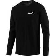 851772 01 L [メンズ フィットネス ESS LS Tシャツ 長袖 01COTTON_BLACK 男女兼用 L 851772]