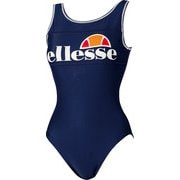 ES37290 [水泳 レディース フィットネス用水着 ワンピース ネイビーフ S]