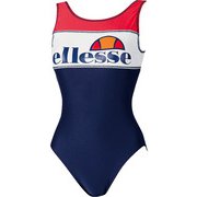 ES37290 [水泳 レディース フィットネス用水着 ワンピース ネイビーフ M]