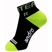 362041 [卓球 男女兼用 卓球用ソックス RASANTER SOCKS ブラック×グリーン 25-27.5]
