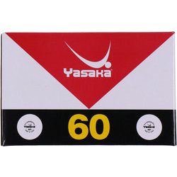 ヤサカプラスペリオールボール A53 ホワイト 60個入 [卓球 ボール]