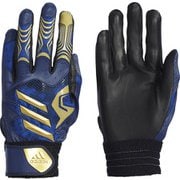 ETY51 [野球 野球・ソフトボール用バッティング手袋 両手用 5T バッティンググラブ 3ST COLROY/GLDメット M]