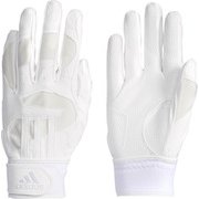 ETY50 [野球 男女兼用・ジュニア 5T バッティンググラブ 両手用 WHT/WHT M]
