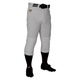 JDB1016P [野球 ジュニアキルト付レギュラーパンツ シルバー 140]