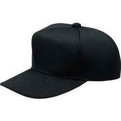 BH131N [野球 六方ダブルメッシュキャップ ブラック M]