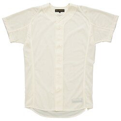 BU505F [野球 プロステイタス ユニフォームシャツ(フロントオープンスタイル) アイボリー M]