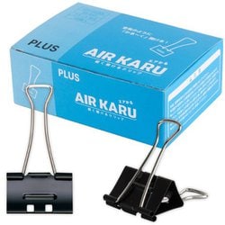 軽くあけるクリップ エアかる 特大 BK 10個入 CP-105AK