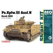 DR6559 WW.II ドイツ軍 III号戦車N型 クルスクの戦い 1943 NEOスマートキット [1/35 プラモデル]