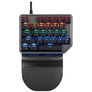 メカニカルキー搭載 片手ゲーミングキーボード AS-K27