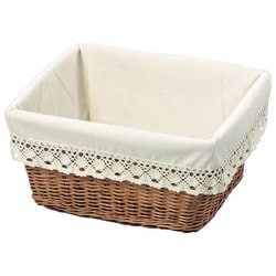 芒草・国産生地バスケット 63-30