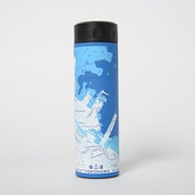 山中塗ステンレスボトル 横浜海図 ブルー スクリュー/480ml
