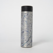 山中塗ステンレスボトル 東京地図 シルバー スクリュー/480ml