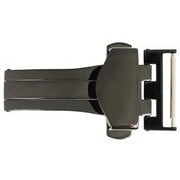 ZB0008S [時計バンド用バックル ステンレス 20ミリ ブラック]