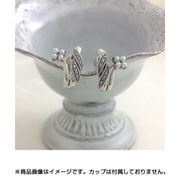 SS シードパール＆マルカジットフラワー イヤリング