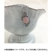 SS シードパール＆ピンクオパール ペンダントネックレス