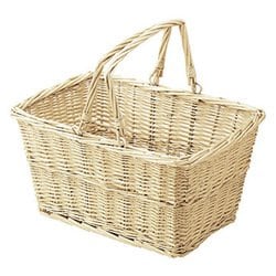 柳バスケット 買い物かご 29-28