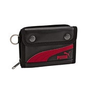 PUMA レザーミドルウォレット 黒 PM131BK