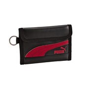 PUMA レザースリムウォレット ブラック PM132BK
