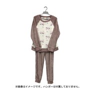 レディース フランネル ラグランパジャマ ユニコーン オフホワイト LR511048