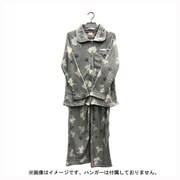 レディース サンゴパイル ベーシックパジャマ にゃんこ グレー LR511161