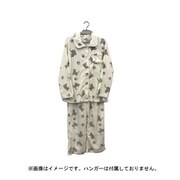 レディース サンゴパイル ベーシックパジャマ にゃんこ ライトブラウン LR511185