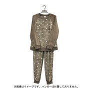 メンズ フランネル ラグランパジャマ スター グレー LR511406