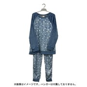 レディース フランネル ラグランパジャマ スター グレー GR511390