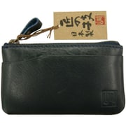 12 紺 匠の技山崎牛クリス皮小銭入れ