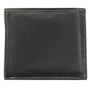 マルチカラー二つ折り財布 ブラック ID-5803