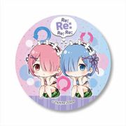なやむん缶バッチRe：ゼロから始める異世界生活 ラム＆レム [キャラクターグッズ]