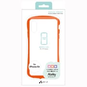 AC-P18M-KZRD [iPhone XR専用 耐衝撃 パステルフレーム クリアバックカバーケース RD]