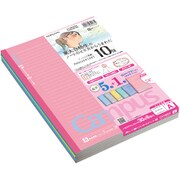 キャンパスノート シャーベットカラー A罫 セミB5 ドット入り 30枚 限定モデル ノ-3CATN-L25X6