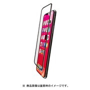 PMCA18CFLGHRBK [iPhone XR 超強化 フルカバーガラスフィルム 液晶保護フィルム]