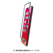PMCA18CFLUVRBLB [iPhone XR ブルーライトカット ハイブリッドフレーム付 フルカバーガラスフィルム 液晶保護フィルム]