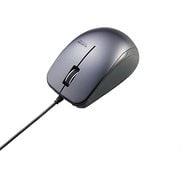 BlueLED 有線マウス 3ボタン 2000dpi対応 サイドラバー付き ブラック M-BL27UBBK