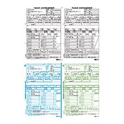 ページプリンター用紙  源泉徴収票（平成30年分） 1000枚(2枚入り500セット) AC2530