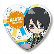 アイドルマスター SideM SideMini ハート缶バッジ グローリーモノクローム 桜庭 薫 [キャラクターグッズ]
