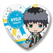アイドルマスター SideM SideMini ハート缶バッジ グローリーモノクローム 鷹城恭二 [キャラクターグッズ]