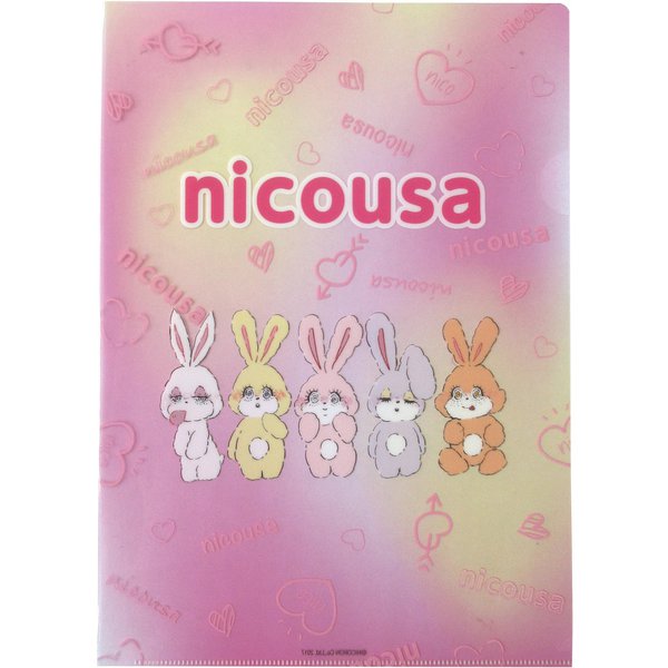 いつでも送料無料 Niu0018s A Nicousa クリアファイル キャラクターグッズ A