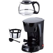 コーヒーメーカー ブラック ガラスサーバー 5カップ SCM-05(S)