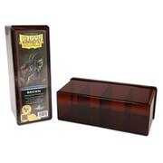 20311 ドラゴンシールド 4コンパートメントボックス ブラウン [トレーディングカード用品]