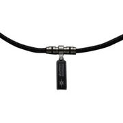 RAKUWAネックレスX100 ペンダントトップ ブラック 47cm [健康ネックレス]
